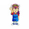 13 cm x 6,6 cm für Arale Wave Autoaufkleber Personality Fine Car Styling Kühlschrank Aufkleber
