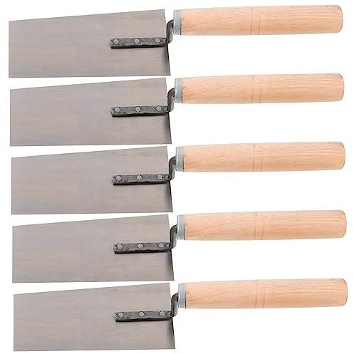 jojofuny Maurerkelle Aus Edelstahl Für Betonbearbeitung Trockenbau-abziehen Holzgriff Einfach Zu Verwenden Und Bequem Zu Halten