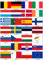 Europäischen Union 28 Sticker EU Alle Länderflaggen Völkern Europas Aufkleber Europa (40 x 25 mm)