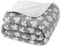 Amarrirose wasserdichte Hundedecke-100x110cm maschinenwaschbar, bequemer und weicher Sofabezug mit bequemer Watte, 3D texturierte Wolken,Katzendecke warm und weich, grau