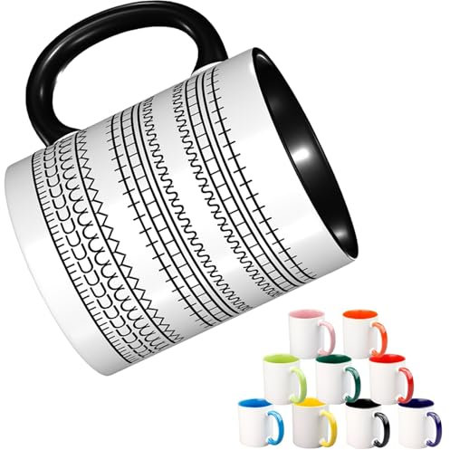 Funny Coffee Mug with Hidden Message - Novelty Ceramic Cup Heat Activated, Humorous Gift for Coffee Lovers, Work Besties, Coworkers & Friends - Unique Office Gift for Women & Men (black)