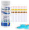50x Papier D'analyse De L'eau De Piscine, De Test Pour Piscines, Band-elettes De Test Pour Spa 3 En 1, Fournitures De D'eau Faciles À Utiliser Pour Bain À Remous, Piscine Et Spa, 3,74 Pouces