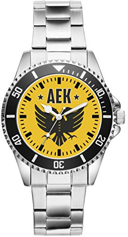 KIESENBERG AEK Geschenk Artikel Idee Athen Fan Uhr 20294