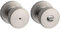 Kwikset 97300-933 Pismo Door Knob, Round, Satin Nickel