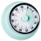 Jayron Kitchen Timer Erinnerung Timer Verwalten 360 Grad rotierender mechanischer Timer Backcountdown Küchenwecker Kühlschrank Magnetisch zum Kochen,Lernen (Grün)
