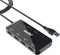 Atolla USB Hub mit 4 USB 3.0 Ports, 60 cm Kabel, Ultra Dünn, LED LEDs, Power Schalter, für PC, Mac, Surface und USB Fuentes