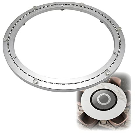 Schwerlast Drehbeschlag Drehscheiben Scheibe Dreht 300 400mm 500mm, Heavy Duty Lazy Susan Aus Aluminiumlegierung Stumm, Drehteller Für Tabletop-Serving-Messedisplays (Size : 18 inches (450mm))