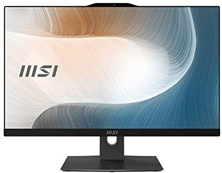 MSI Modern AM242 11M- 864EU All in One PC - 24 FHD IPS Panel, 11th gen Intel® Pentium® Gold 7505 CPU, 4GB DDR4 RAM, 128GB M.2 SSD, Wi-Fi 6, Windows 11 Pro - Nero