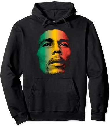 Bob Marley Gesicht Pullover Hoodie