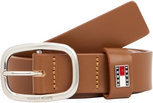 Tommy Jeans Damen Gürtel Oval Ledergürtel