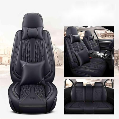 PEKMAR Auto Sitzbezüge für Nissan Qashqai J11 Visia/Acenta/N-Connecta 2013-2021 2022 2023, Luxuriös Atmungsaktiv Wasserdichter Komfortabler Leder Sitzbezüge, Auto Autositzschoner, Auto Zubehör