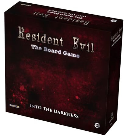 Steamforged Games Exklusives Resident Evil Into The Darkness Brettspiel mit Monster-Miniaturen auf 80 mm Sockel - 1-4 Spieler, ab 14 Jahren