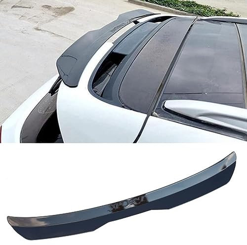 REIJAX ABS Auto Heckspoiler Spoilerlippe für Ford Focus (2015-2018) [MK3], Auto Kofferraum Heck Spoiler Lippe Dachheckspoiler Kofferraumspoiler Automodifikationsersatz,R/Glossy Black