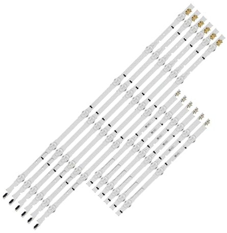 NIBOTT 1 Juego de Tira de LED for iluminación Trasera Compatible for Samsung LED TV UE48H6400 UE48H6200AK D4GE-480DCA-R3 D4GE-480DCB-R3 2014SVS48F UE48J5100 UE48H6400