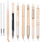 KASURE Packung Mit 6 Gelschreiber,1 Textmarker,0.5 Mm Schnell Trocknende Tinte,Gel Kugelschreiber,Bürobedarf & Schreibwaren,Lebenskompass Gelstifte