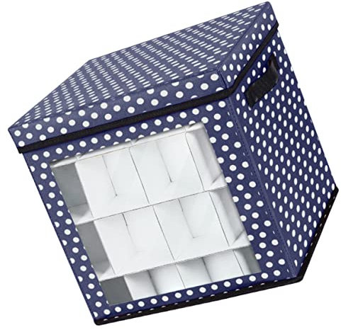CAXUSD Weihnachtskugel-box Aus Oxford-stoff Zum Aufbewahren Von Weihnachtsschmuck Und Dekoartikeln Einfach Zu Verstauen Transportieren