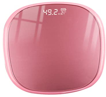 Holibanna Digitale Körpergewichtswaage Usb Wiederaufladbar Mit Hochpräzisen Sensoren 290x260mm Stoßfeste Design Fitness Management Für Familien App Anbindung