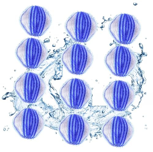 Pet Hair Remover Washing Machine, 12 PCS Laundry Balls Lint Remover, Reusable Pet Hair Remover for Laundry