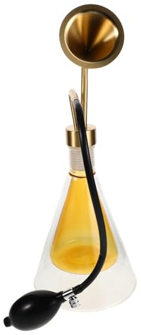 HAPINARY Glasdiffusor für Ätherische Öle mit Handpumpe und Kugel Duftspender zur Verkostung von Aromaproben Kompakte Glasflasche für Kaffeeduft und Ätherische Öle