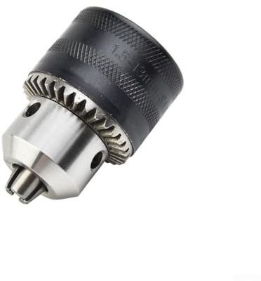 Mini-Metall-Drehbank-Bohrfutter mit MT2-Kegel für Jacobs Taper #33, 1,6 cm bis 1,27 cm Kapazität, kohlenstoffarmer Stahldorn für leichtes Bohren