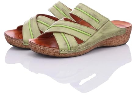 Gemini Damen Pantolette grün