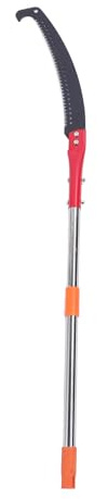 Riuulity Stainless Steel Tree Pruner, Extendable 9.5FT Pole Saw with Long Handle for Trimming High Branches Gardening Tool