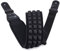 KLIQ Music Gear AirCell-Gitarrengurt für Bass und E-Gitarre mit 7,6 cm breitem Neopren-Pad und verstellbarer Länge Long schwarz