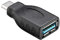 Goobay 45395 USB-C to USB A 3.0 Adapter, Black