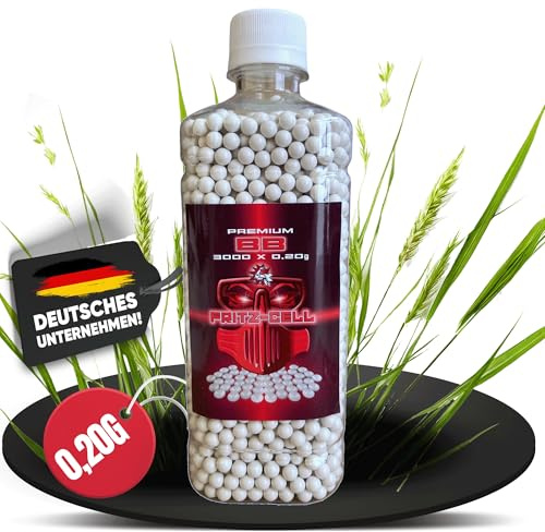 Fritz-Cell Airsoft BBS 6 mm 0,20 g Softair Munition Premium – 3000 Stück