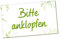 Logbuch-Verlag Bitte anklopfen Türschild - Hinweisschild Warnschild grün weiß 20 x 12 cm - Anklopfen-Schild selbstklebend