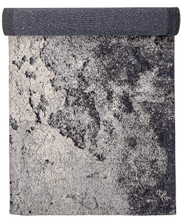Bloomingville Teppich, grau, Baumwolle