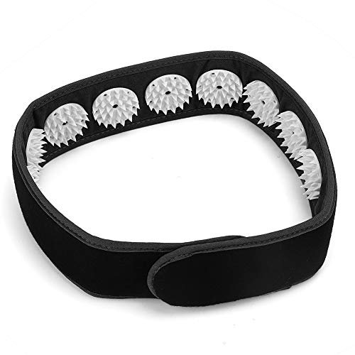 Akupressur-Wickel-Stirnband, Akupunktur-Massagegürtel-Stirnband Massage Stirnband Akupunktur Und Klimmzug-Gürtel-Stirnband(Schwarz) For Akupunktur