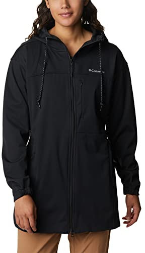 Columbia Flora Park Softshell Jacket, Veste Coupe Vent Softshell Femme, Black, Taille L