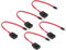 5 StüCk Auto-Sicherungshalter Stecker PC Heavy Duty Kabel VerläNgerung Mini Mini Sicherungshalter Stecker FüR Fahrzeug ATM 20A 16AWG mit 5 Sicherungen LeitungsläNge 230mm (ACM lange Füße 9,1 mm)