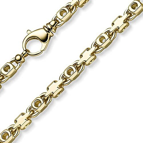 6,5mm Monte Carlo Armband Armkette aus 585 Gold Gelbgold massiv 22cm