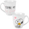 The Peanuts Tasse Snoopy - You´re my best friend - Tasse à café - Blanc - En céramique - 280 ml