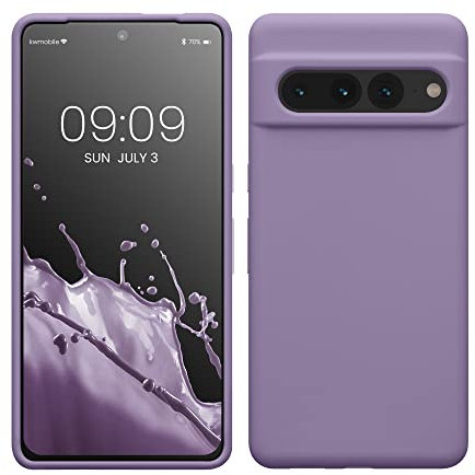 kwmobile Handyhülle für Google Pixel 7 Pro Hülle, für Pixel 7 Pro Case - Hülle Silikon - kabelloses Laden - Veilchen Lila