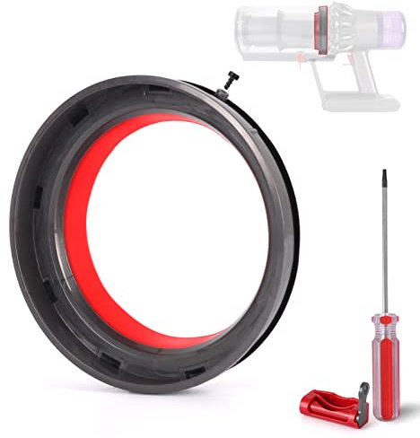 WYWY.Wide Dust Bin Bucket Sealing Ring Replacement for Dyson V11 V15 SV14 SV15 SV22 Vacuum Cleaner Repair Part Accessories with Trigger Lock