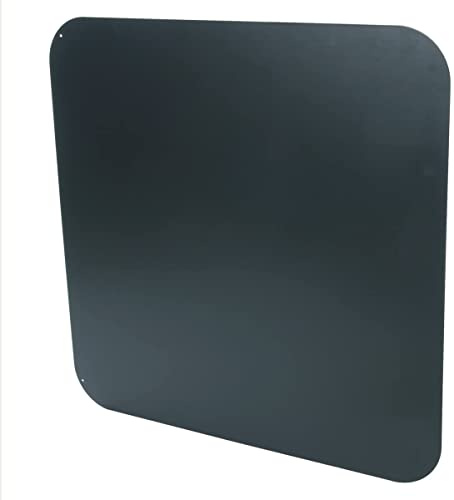 Briconess.com Bodenplatte aus Eisen, Schutz für Öfen und Kamine, quadratisch, 69 x 69 cm, 8,5 kg