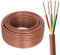 YDDECW Thermostat Wire - 18/5 50FT Solid Copper 18 Gauge 5 Conductor Power Circuit Cable for Heating & air Conditioning Equipment, doorbells and Other Indoor/Outdoor Low Voltage Applications Use