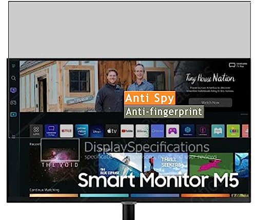 Vaxson Anti Spy Schutzfolie kompatibel mit Samsung M5 M50C M50 S27CM501EN S27CM500EN 27 Monitor Display folie folien Displayschutzfolie ( nicht Panzer Schutz Glas folie SchutzGlas nicht PanzerGlas )