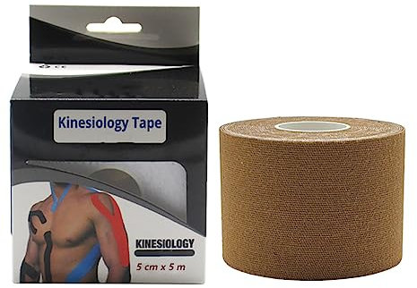 DoHTeck Athletic Tape für den Sport, stark, leicht zu reißen, keine klebrigen Rückstände Handgelenk, Knöchel, Knie, Schultern, Nacken, Ellbogenband für Athleten, Trainer, Erste-Hilfe-Verletzungswickel