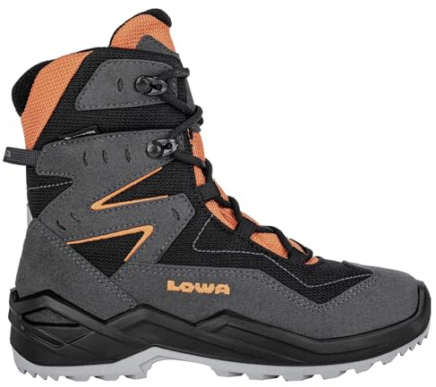LOWA Stiefel hoch LINO GTX Graphit/orange 35