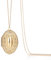 JewelryWe Foto Medaillon Halskette Damen: Oval Foto Medaillon zum Öffnen Photo Bilder befüllbar Amulett Anhänger mit 45cm Kette Gold Geschenk für Mutter Tochter Freundin