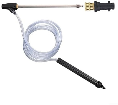 WIIYENA High Pressure Washer Sandblasting Kit, 2500 PSI Wet Abrasive Sandblaster Attachment with Hose for Karcher for K Series K2,K3 K4,K5,K6,K7