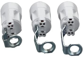 2pcs e14 Lampenfassung Lampenfassung Kronleuchter Licht Kristall Lampenfassung mit Draht Lampe Mund Spirale Home kleine Schraube Mund (Größe: E14 mit Kabel, Farbe : Total length 80mm)