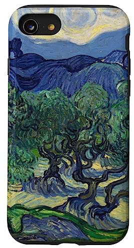 Olive Trees with the Alpilles Mountains by Vincent van Gogh Case for iPhone SE (2020) / 7 / 8