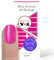 Original Miss Sophie UV Gel Nagelfolien I 20 ultra-dünne Nagellack-Streifen Hot Pink I UV Nagelfolien I Hält auf Natur- sowie lackierten, Acryl-, Gel- & Shellac-Nägeln