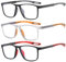 Fsread Lesebrillen Herren 3er Set Sportliches Design, Bequeme und flexible Leichte Blaulichtblockierende Lesehilfe für Herren +2.75