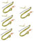 HAPINARY 5St Snake-Teaser-Stick Katzen Wellness Katzen Spielzeug cat Toy Katzenspielzeug Schlange Plüsch-Katzenspielzeug Spielzeuge Katzen-Teaser-Tool Kätzchen Ablenkungsspielzeug Gummi
